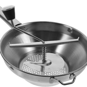 BESTonZON Molino de alimentos de acero inoxidable  Molino giratorio de alimentos para mermeladas, salsa de tomate, puré de manzana, puré de papas BESTonZON Molino de alimentos de acero inoxidable  Molino giratorio de alimentos para mermeladas, salsa de tomate, puré de manzana, puré de papas