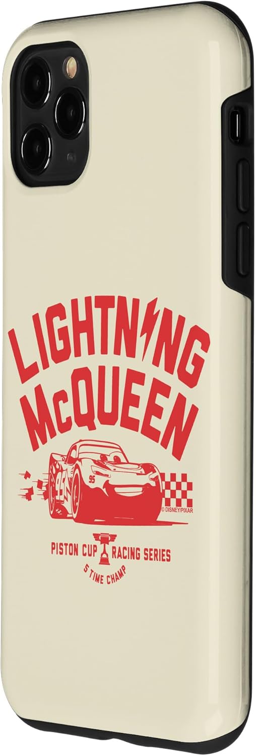 Carcasa para iPhone 11 Pro Max Disney Pixar Cars Lightning McQueen Piston Cup Racing Series