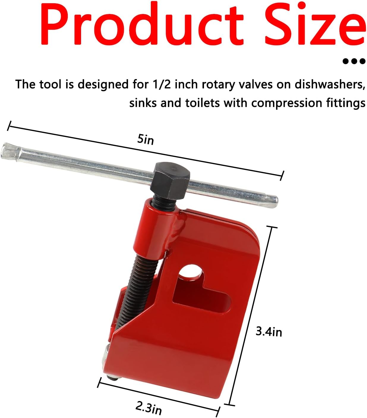 Herramienta extractor de manga de compresión para extractor de virola para manga de compresión de agua de cobre de 12 pulgada, tubo de cobre de 12