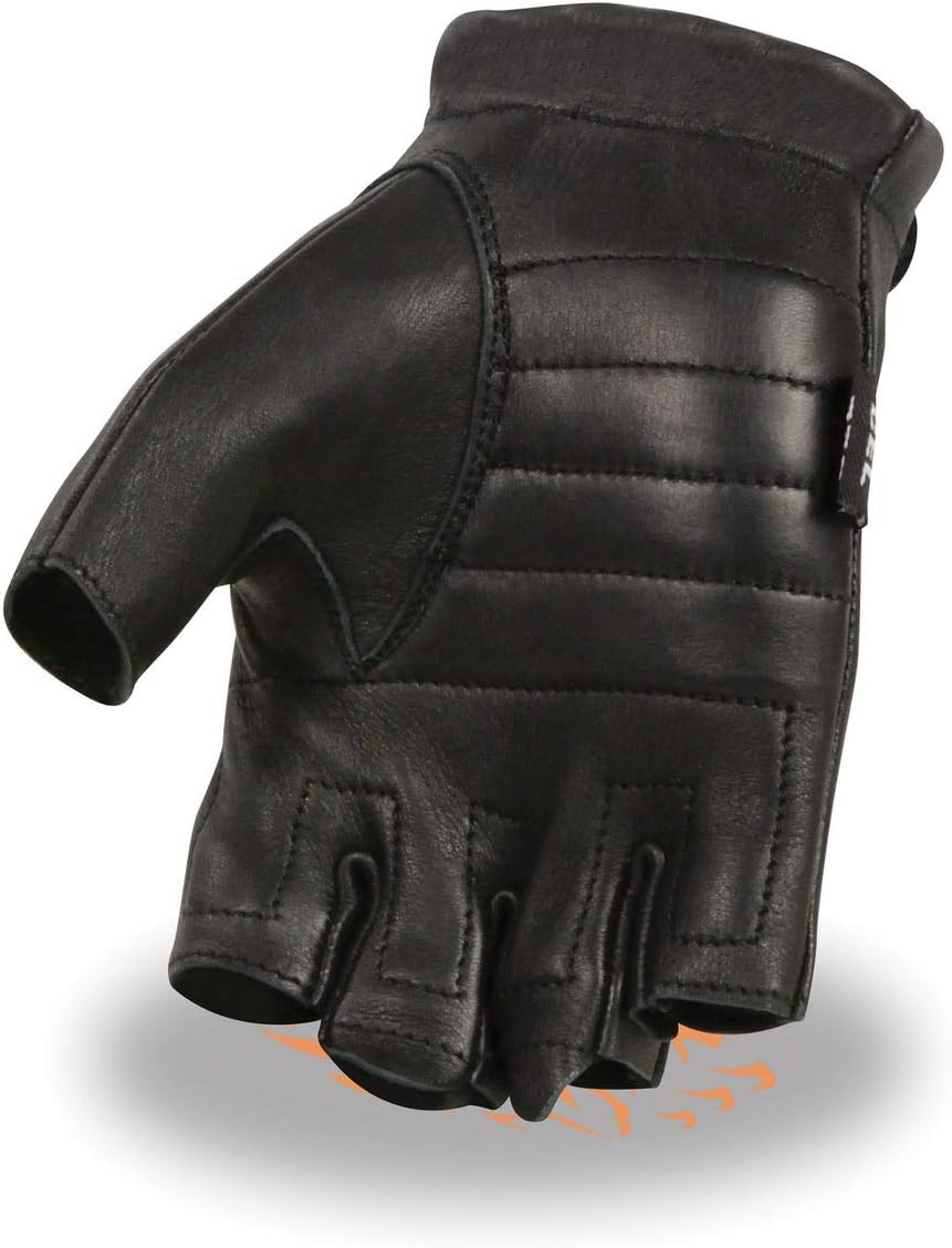 ShaF Internacional de los hombres Deerskin Fingerless Guantes