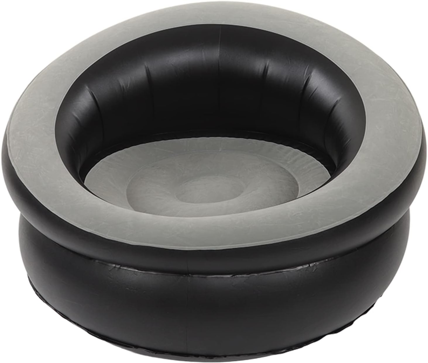 Silla redonda inflable para exteriores, sillas individuales inflables para exteriores, muebles modernos para jardín, campamento, viajes, playas,