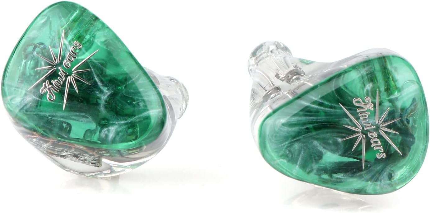 Linsoul Kiwi Ears Orchestra Lite Performance – Monitor intrauditivo personalizado de 8BA IEM con cable OFC de cobre desmontable de 4 núcleos 7N sin