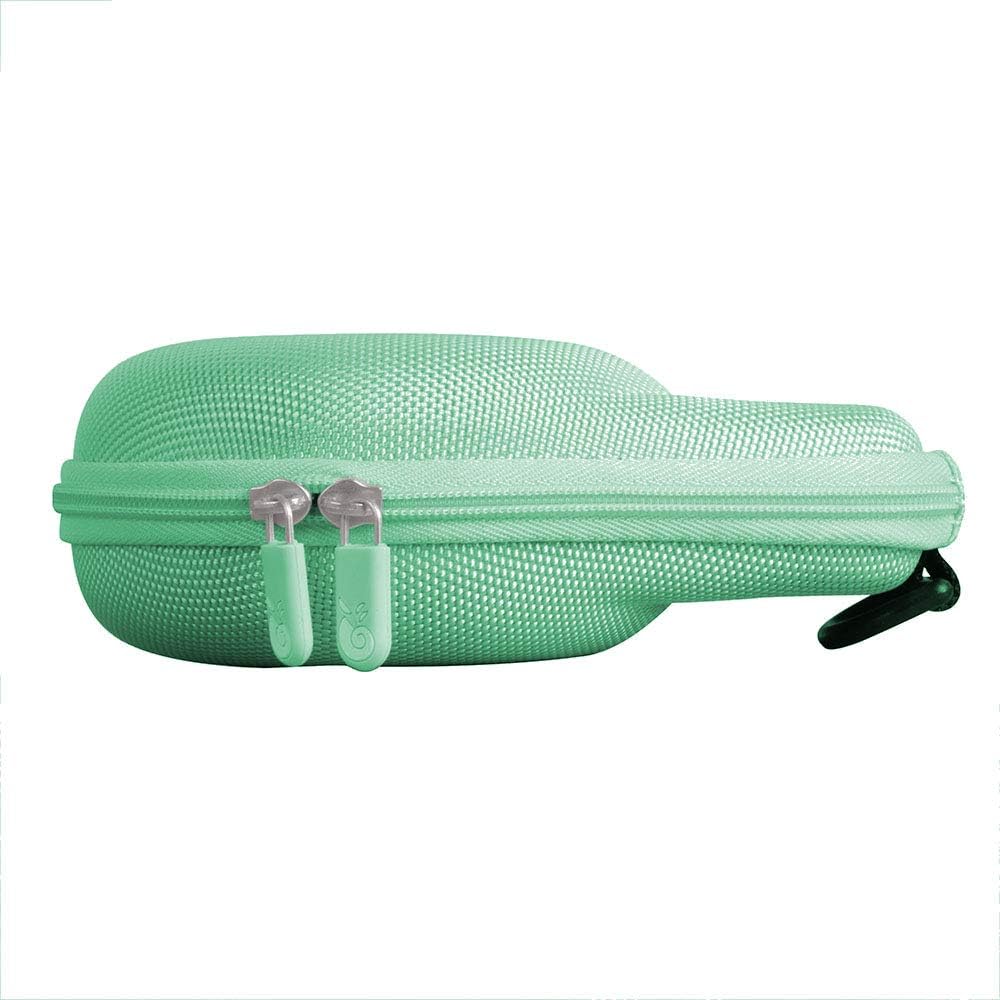 Hermitshell Funda de viaje compatible con altavoz Bluetooth inalámbrico portátil JBL Clip 3 (verde claro)