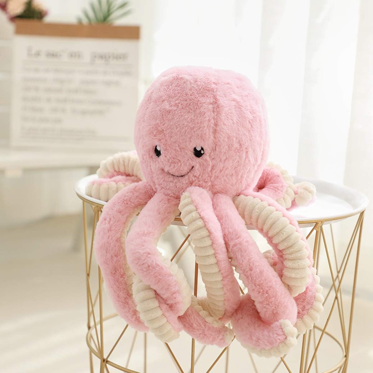Lindos animales de peluche de pulpo, pulpo, juguetes de peluche, juguetes de peluche de pulpo, juguetes de peluche de mar, juguetes de peluche para
