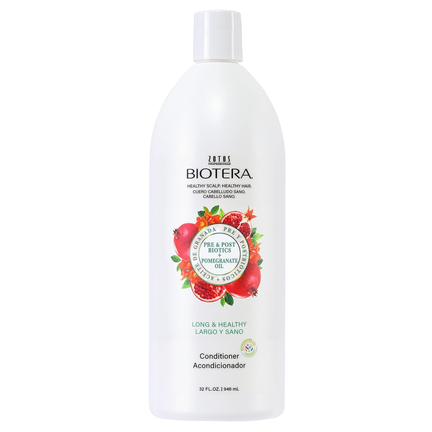 BIOTERA Champú y acondicionador fortalecedor largo y saludable  Cabello largo o en crecimiento  Apto para microbiomas, vegano