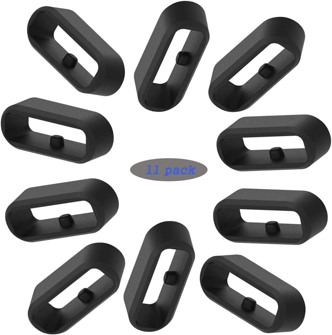 FitTurn Anillos de sujeción compatibles con Fitbit Versa 3Versa 2Fitbit VersaVersa LiteVersa SE, accesorios de repuesto de silicona para reloj,