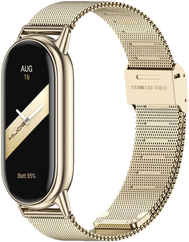 MIJOBS Correa para Xiaomi Mi Band 8Mi Band 9 Correa de repuesto transpirable para Mi Fit Band 98 SmartWatch Straps Pulsera Pulsera para Mujeres