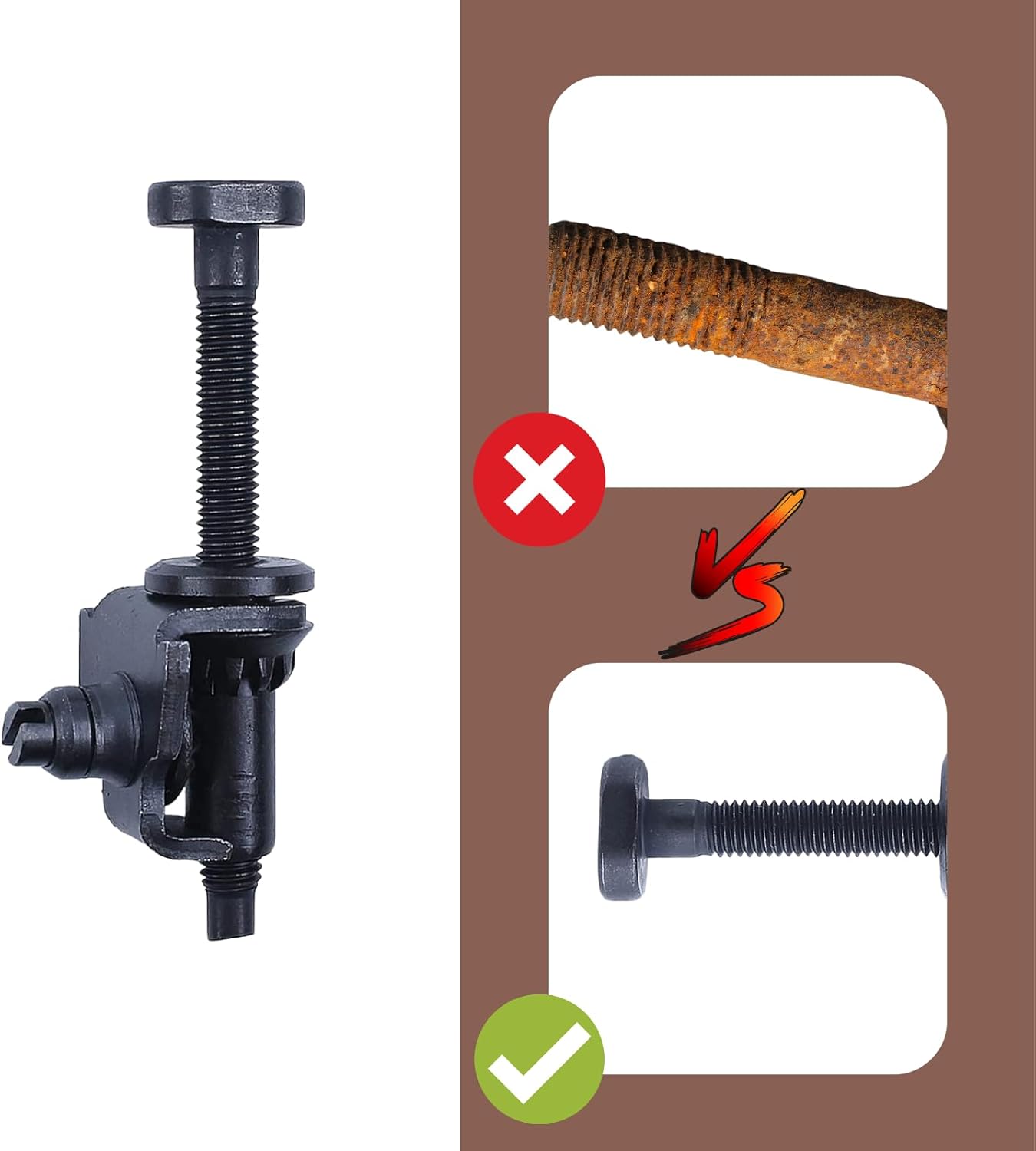 Tornillo de ajuste del tensor de la motosierra Husqvarna 340 350 345 346XP 351 353 357XP 359 Piezas de repuesto 537071201