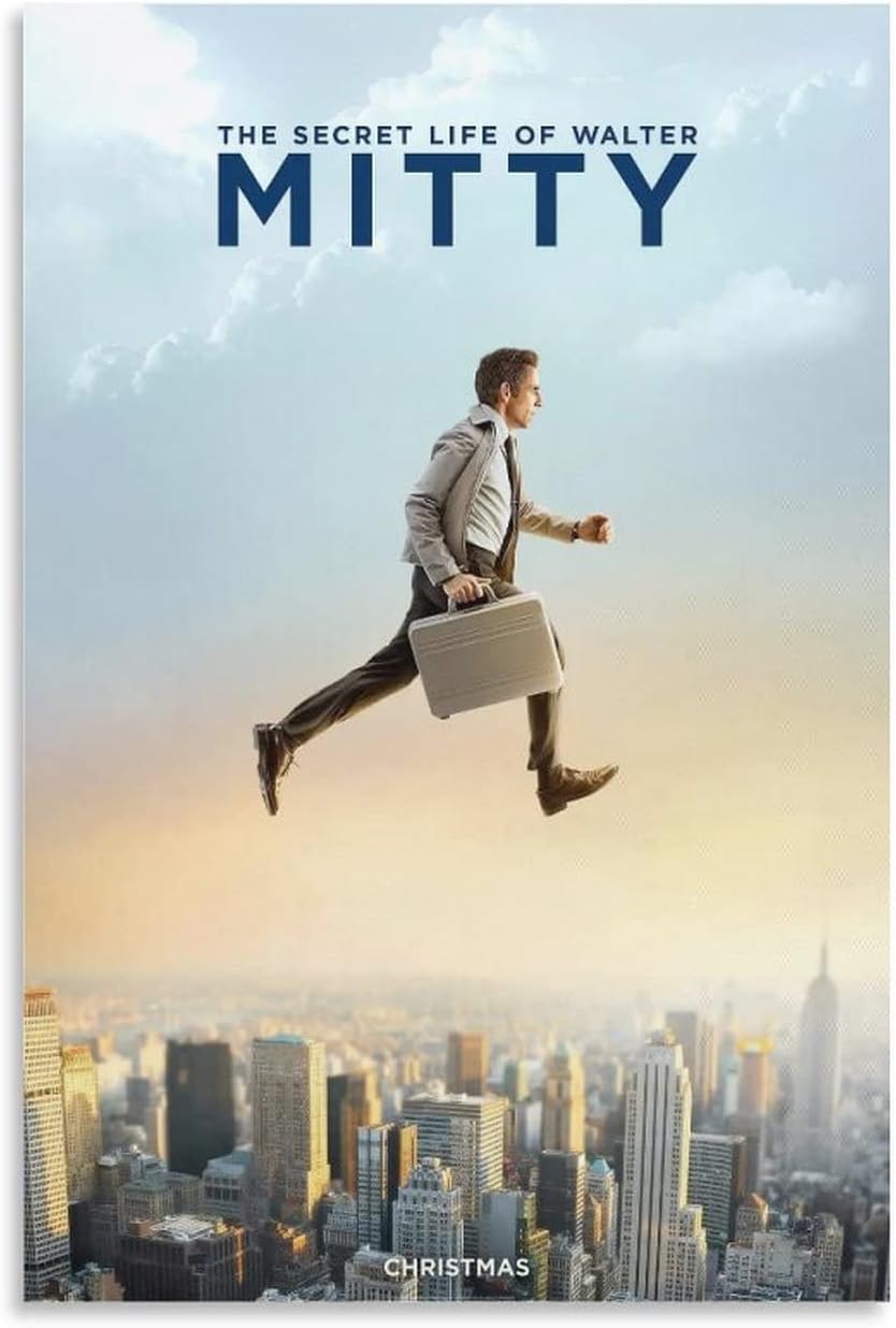 Pósteres de película The Secret Life of Walter Mitty (2) pinturas artísticas de pared, lienzo, decoración de pared, decoración del hogar, decoración