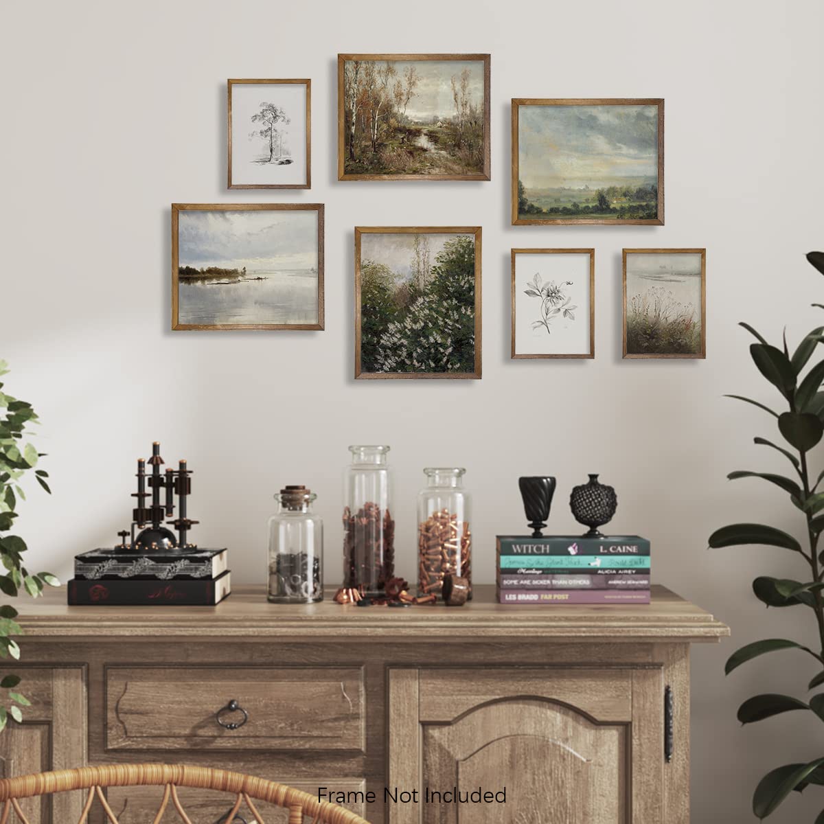 Rustic French Country Wall Art Decor 11×14 – Boho Art Deco Victoria Picture Bathroom – Modern Farmhouse Kitchen Poster Print Set – Aesthetic Vintage