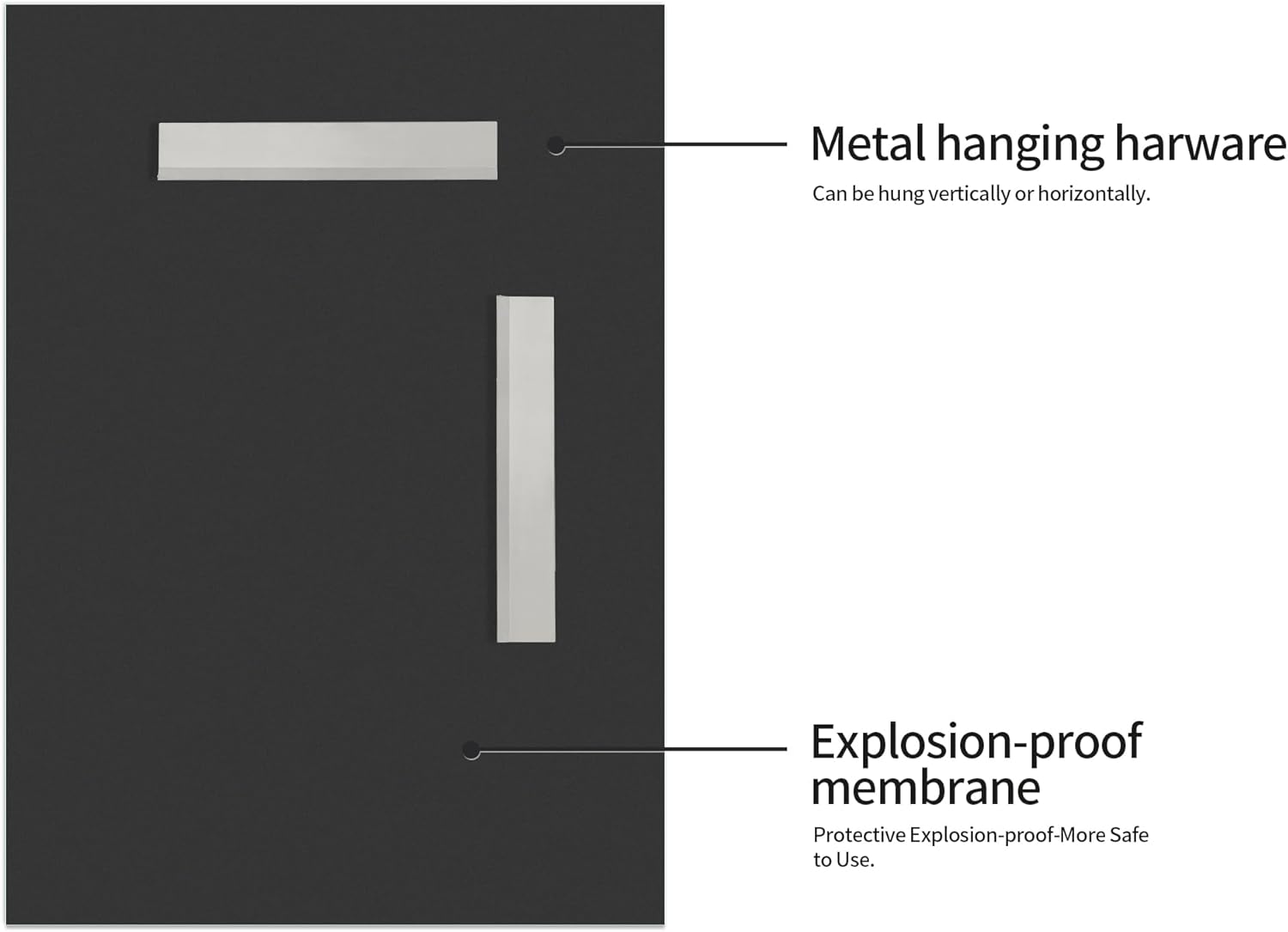2 espejos de pared sin marco de 20 x 30 pulgadas, espejo biselado de 1 pulgada, espejos rectangulares de baño para pared, espejos de tocador de