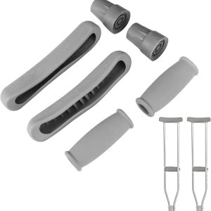 Almohadillas de repuesto para muletas (6 unidades), acolchado para muletas de brazo para caminar, cojín universal para axilas, fundas de agarre de Almohadillas de repuesto para muletas (6 unidades), acolchado para muletas de brazo para caminar, cojín universal para axilas, fundas de agarre de