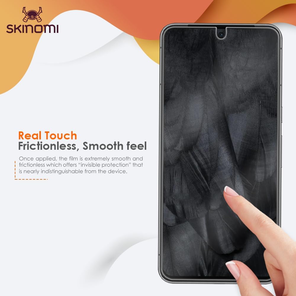 Skinomi Protector de pantalla compatible con Google Pixel 8 Pro (paquete de 2) Clear TechSkin TPU Anti-Bubble HD Film