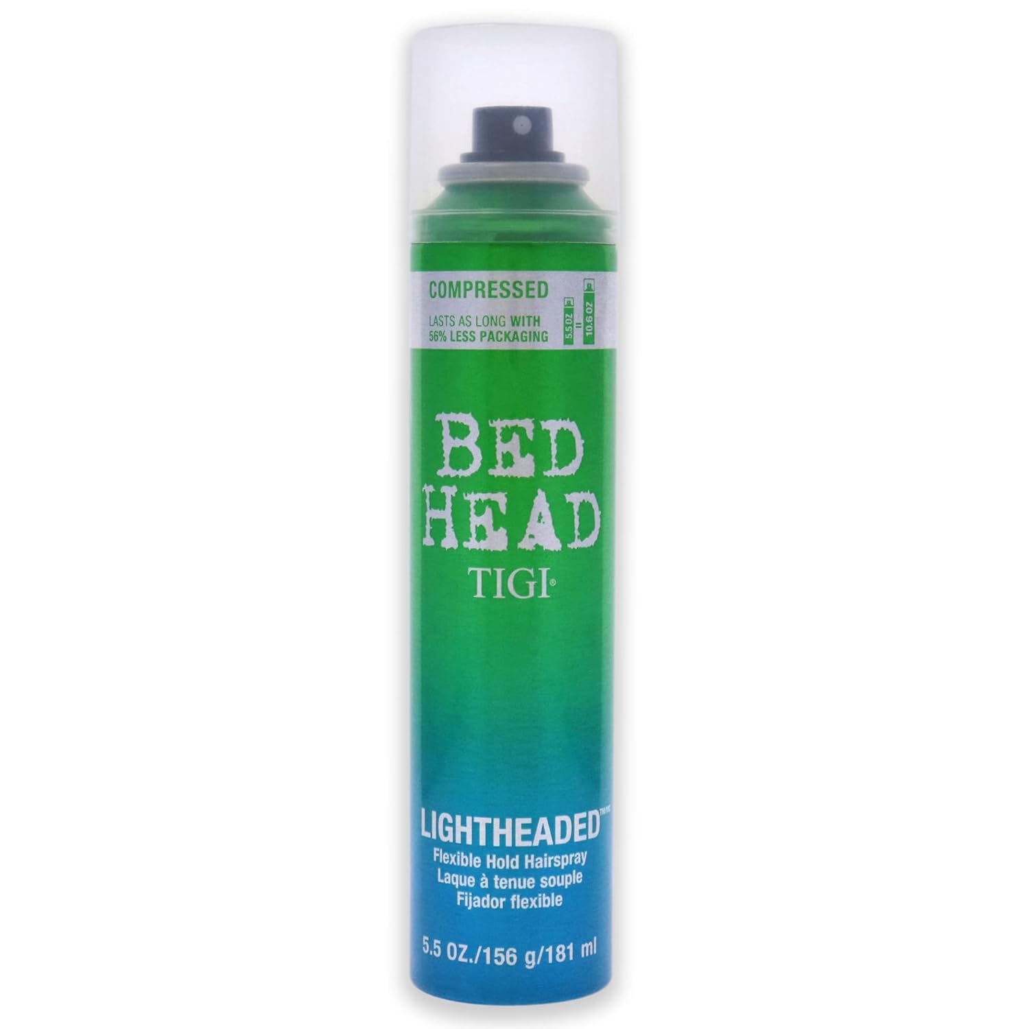 TIGI Bed Head Lightheaded – Laca para el cabello de fijación flexible unisex, 5.5 onzas