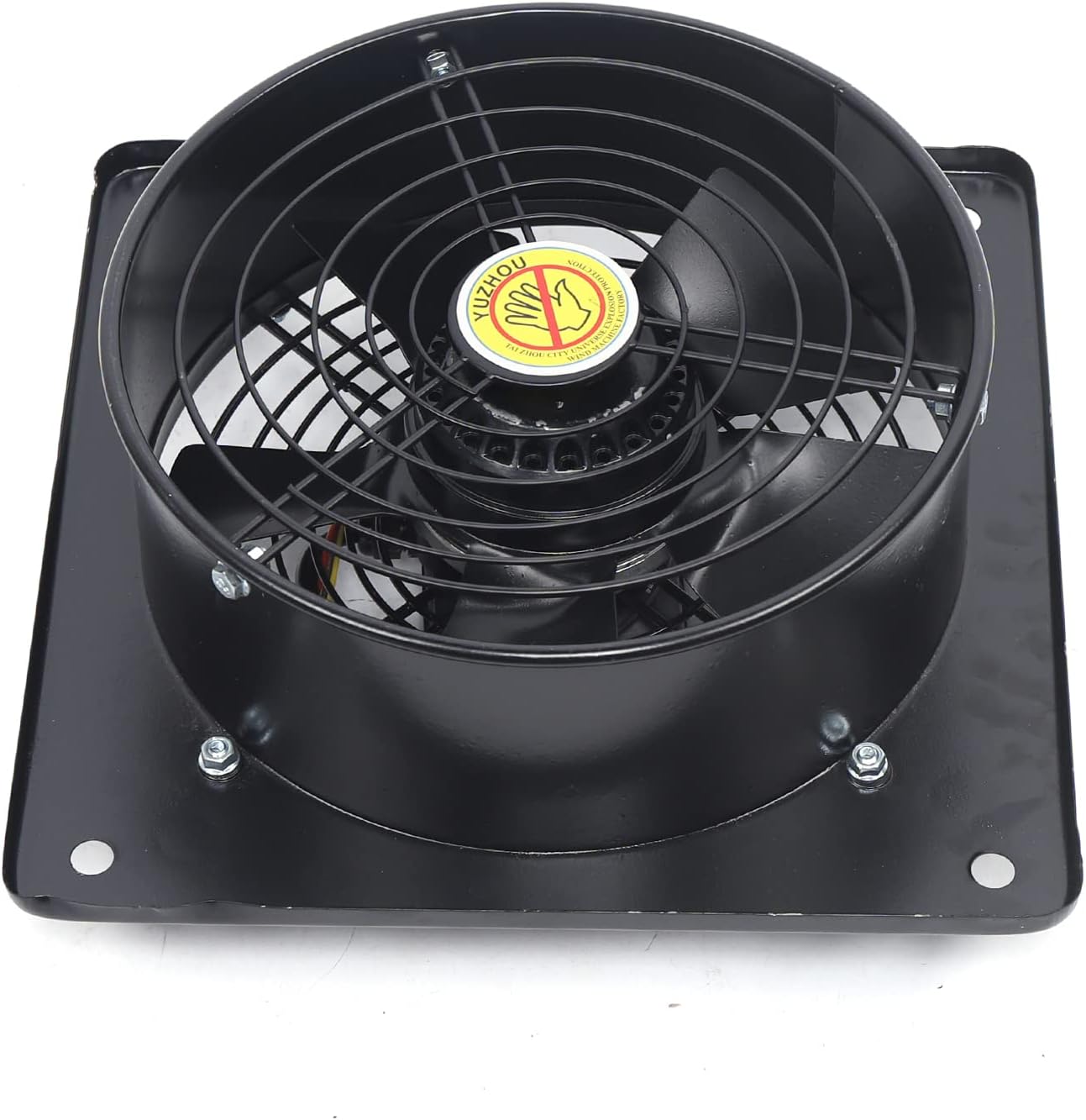 DouSeiAi Ventilador de escape industrial de 12 pulgadas, 110 V120 W, bajo ruido, 2600 rmin, ventilador de aire comercial de metal de alta velocidad