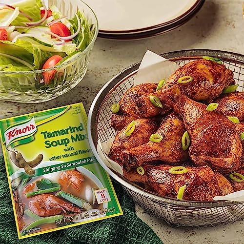Knorr Mezcla de sopa de tamarindo (Sinigang sa Sampalok Mix), 1.41oz (40g) (paquete de 4)