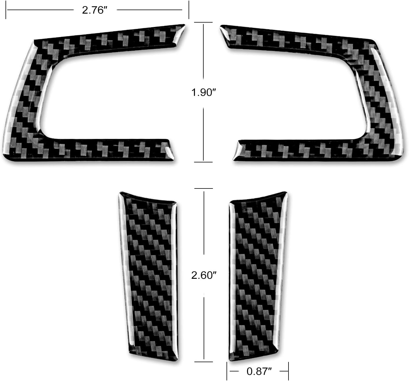Fibra de carbono, para Mazda, marco de botón de volante, decoración para Mazda MX-5, MIATA MX5, 2006, 2007, 2008, 2009, 2010, 2011, 2012, 2013,