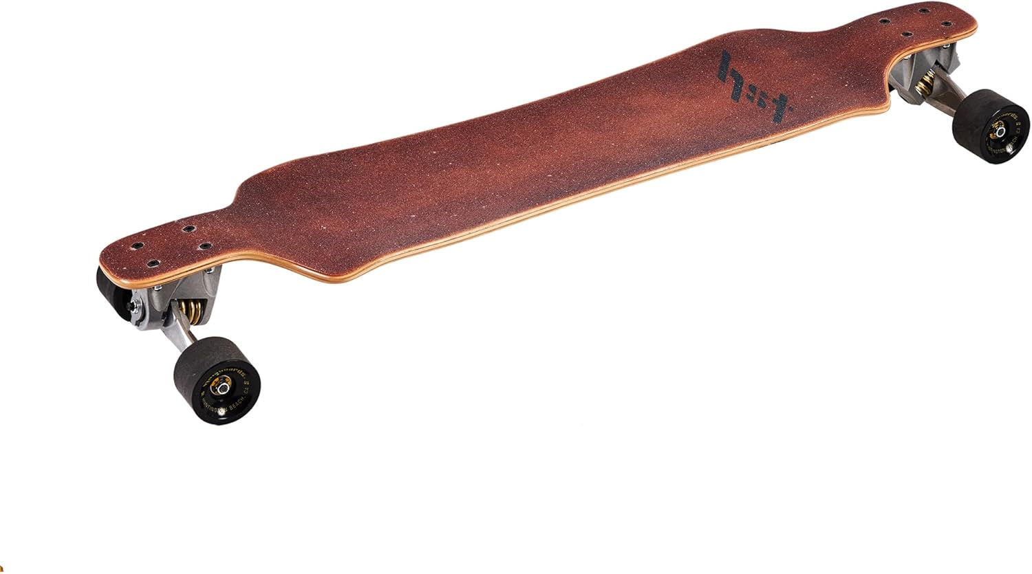HST Longboard Skateboard Complete Cruiser  Longboard de abedul de 7 capas con camiones patentados para crucero, tallado y diversión de estilo libre.