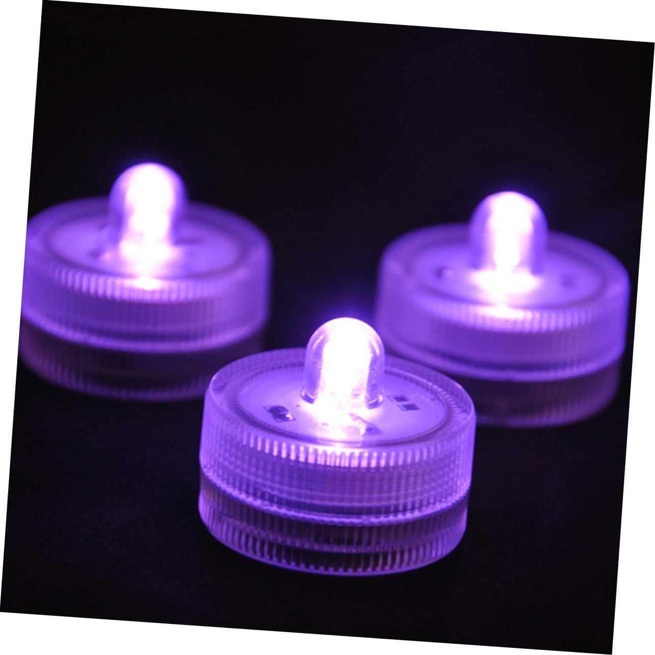 DOITOOL 24 piezas de luz de vela impermeable multicolor cambiante luz de té velas decorativas linternas de té sumergibles luces de té intermitentes