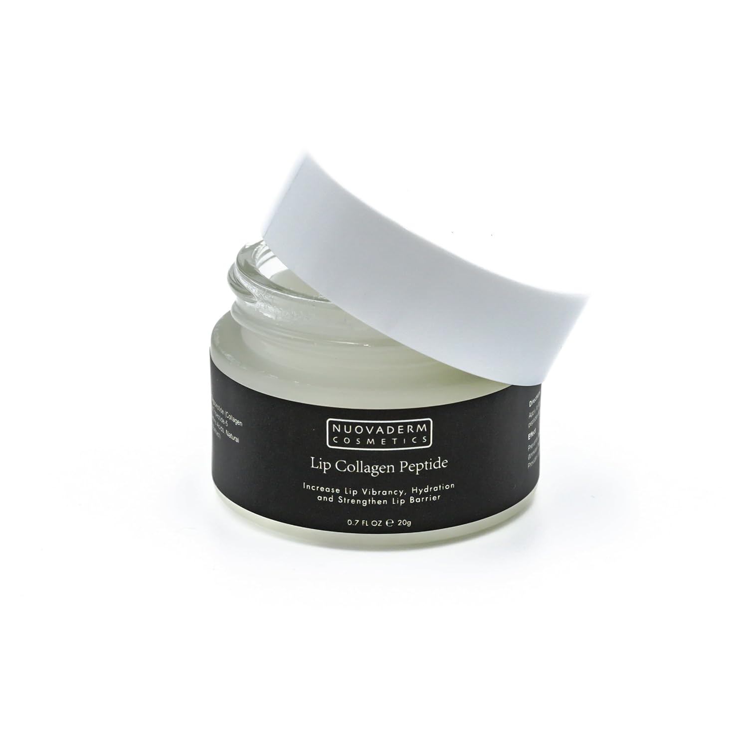 Péptidos de colágeno labial  Bálsamo vegano para rellenar los labios, mascarilla hidratante para labios, mositurizador labial, suaviza las líneas,