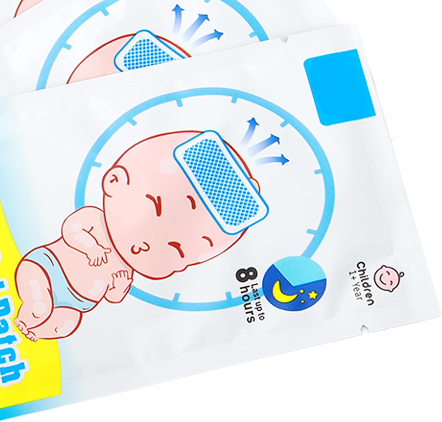 8 parches de enfriamiento, parches de fiebre, almohadillas frías desechables para fiebre, almohadillas frías para reducir el calor y molestias de