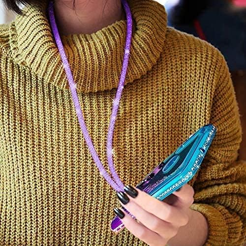 Silverback Funda para Galaxy A10S, funda holográfica con purpurina líquida móvil con soporte, anillo de parachoques de diamantes de imitación