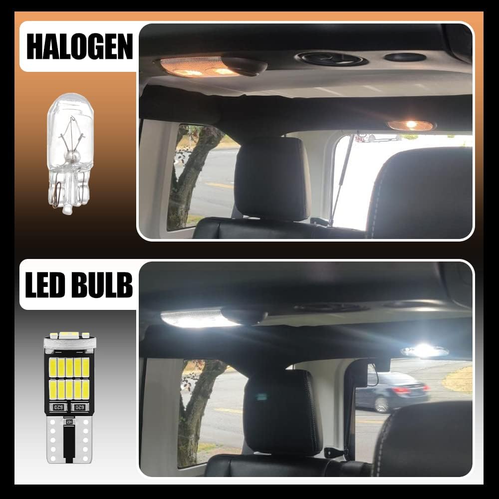 WIYBYDM Kit de luces LED para interiores para Hyundai KonaKona N 2017 2018 2019 2020 2021 2022 superbrillantes 6000K mapa cúpula de matrícula luces