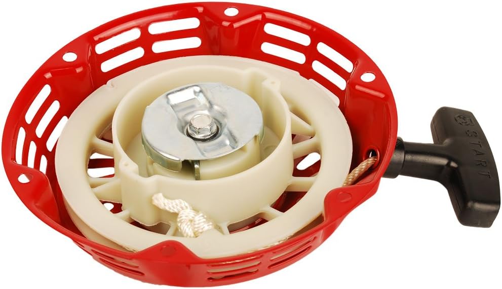 HIFROM Arrancador de retroceso con montaje de copa de arranque de repuesto para mini bicicleta Baja Warrior Heat MB165 MB200 163CC 196CC 5.5HP 6.5HP
