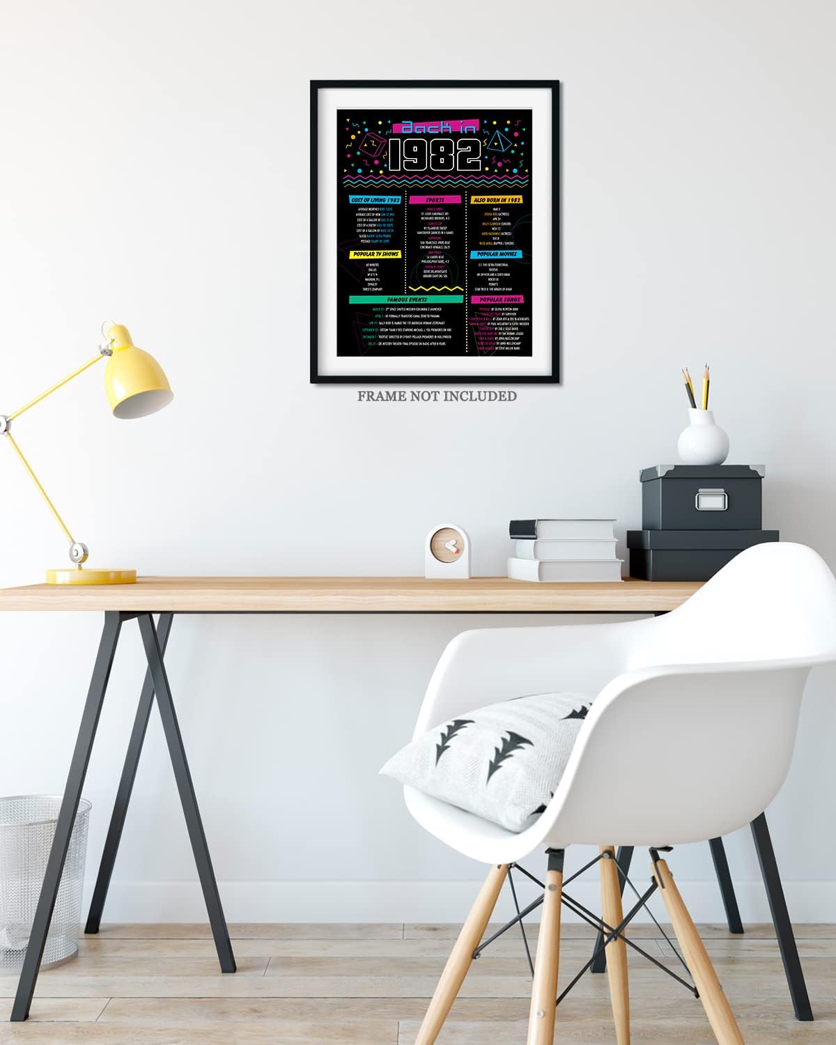 Regalos de cumpleaños número 40 para mujer – Decoración del hogar en 1982 – Regalo, decoraciones de fiesta, suministros para aniversario de boda –