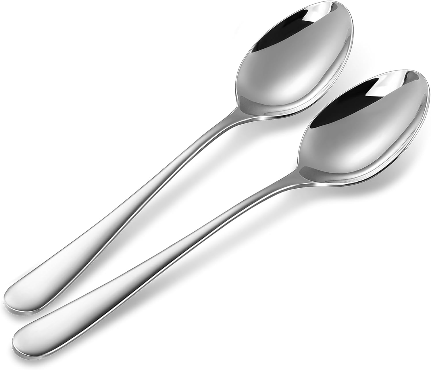 KEAWELL Louise – Juego de cucharas de servir de 9 pulgadas, acero inoxidable 1810, que une elegancia y durabilidad, exquisitos utensilios para