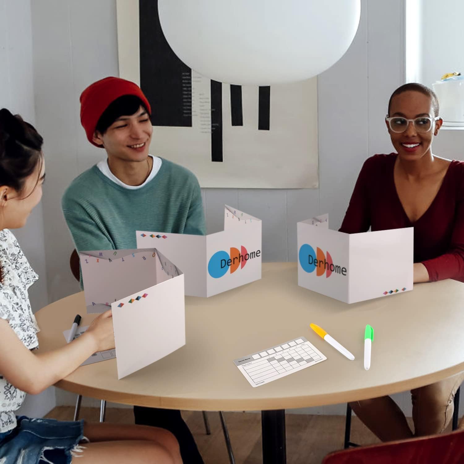 Juego de mesa de palabras para 2 a 5 jugadores, juego de fiesta de palabras, compatible con palabras de 5 a 7 letras, adecuado para mayores de 14