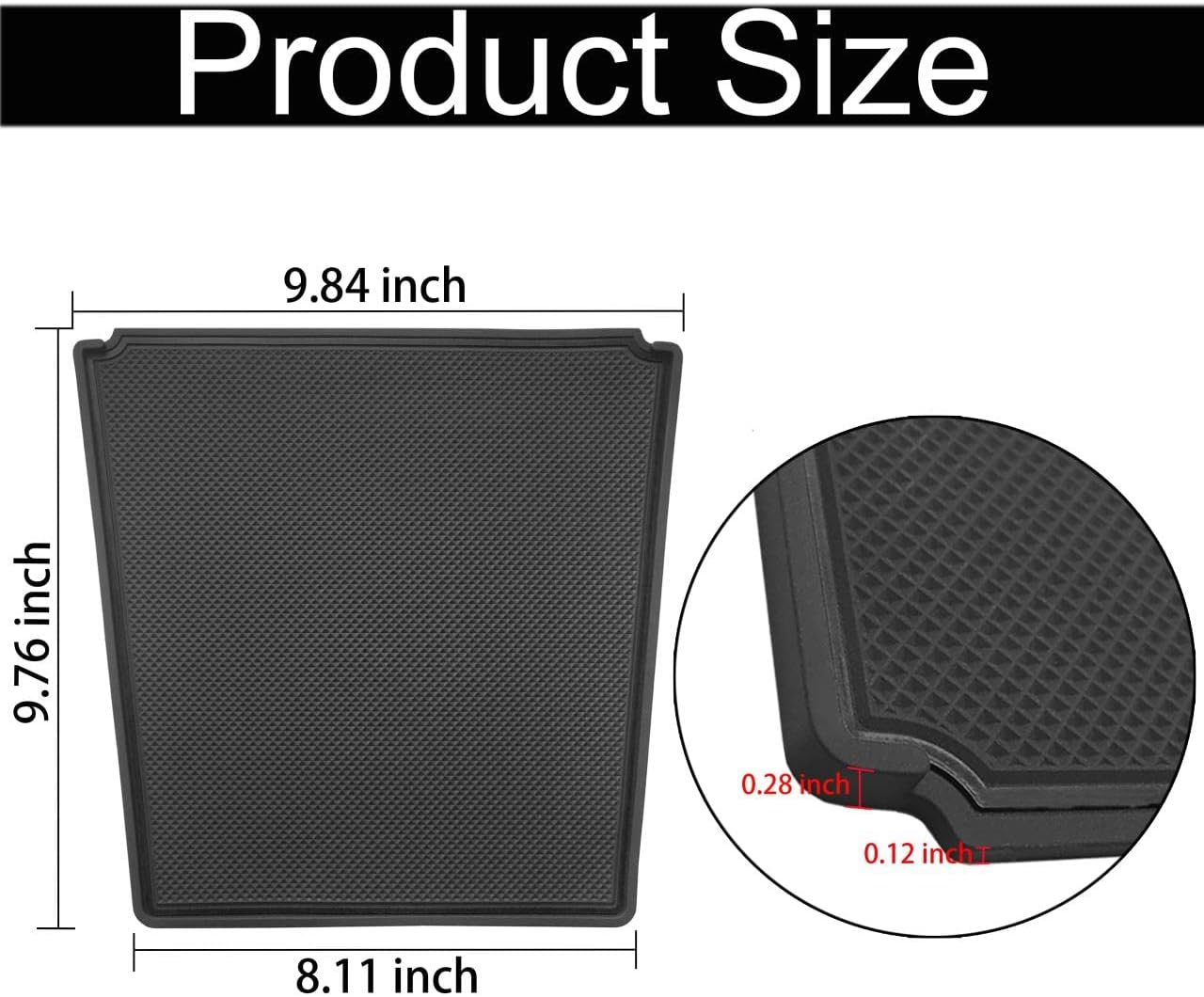 SENSHINE Tapete para cubierta de salpicadero para Subaru Forester 2019-2023 2024 Subaru Crosstrek Impreza 2018-2023 Interior Dash Almohadilla de