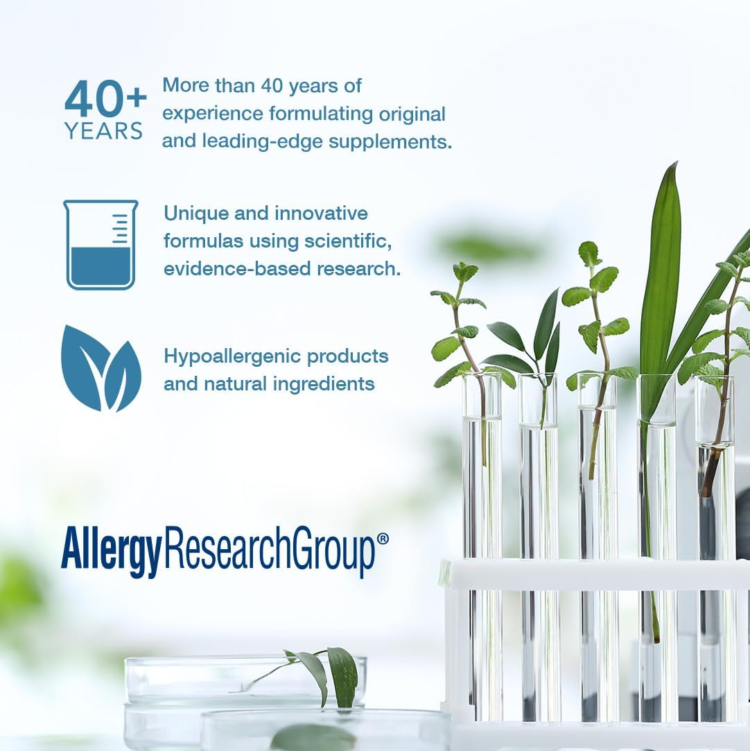 Allergy Research Group – Hipotálamo- Glandular Natural – Endocrino, Apoyo Energético – 100 Vegicaps