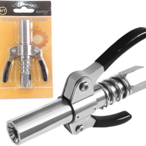 Acoplador de pistola de engrase, actualizado a 12000 PSI, acopladores de grasa de liberación rápida de servicio fuerte acopladores de pistola de Acoplador de pistola de engrase, actualizado a 12000 PSI, acopladores de grasa de liberación rápida de servicio fuerte acopladores de pistola de