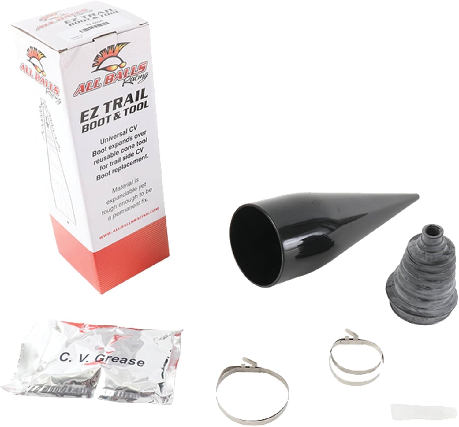 Kit de botas EZ Trail universal All Balls con herramienta 19-5035 para CF-Moto CF500 ShortWB 07 08 09, CF500-2 ShortWB 11 12 14, 500 Rancher 11 12