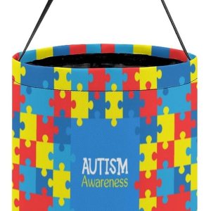Cesta de dulces para niños, para concientización sobre el autismo, para Halloween, fiesta, decoración del hogar Cesta de dulces para niños, para concientización sobre el autismo, para Halloween, fiesta, decoración del hogar