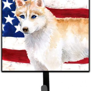 Caroline’s Treasures BB9655SH4 Siberian Husky – Correa patriótica o soporte para llaves, ganchos de pared, ganchos para llaves, soporte para colgar Caroline’s Treasures BB9655SH4 Siberian Husky – Correa patriótica o soporte para llaves, ganchos de pared, ganchos para llaves, soporte para colgar