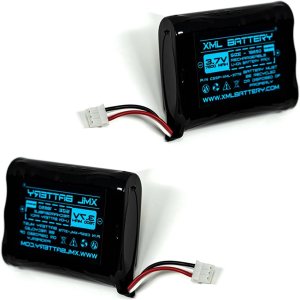 Paquete de 2 baterías recargables de iones de litio 300-10186 3.7 V 7800 mAh para panel de sistema de seguridad Paquete de 2 baterías recargables de iones de litio 300-10186 3.7 V 7800 mAh para panel de sistema de seguridad