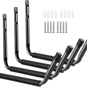 Colgador de ganchos de almacenamiento de kayak para interiores de garaje resistente, soporte para colgar en la pared para canoa, tabla de surf, Colgador de ganchos de almacenamiento de kayak para interiores de garaje resistente, soporte para colgar en la pared para canoa, tabla de surf,