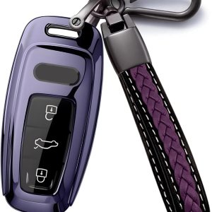 for Audi Key Fob Cover Case Compatible with Audi A3 A6 A7 A8 Q7 Q8 E-Tron S3 S6 S7 SQ7 SQ8 RS6 RS7 A6L Accessories for Audi Key Fob Cover Case Compatible with Audi A3 A6 A7 A8 Q7 Q8 E-Tron S3 S6 S7 SQ7 SQ8 RS6 RS7 A6L Accessories