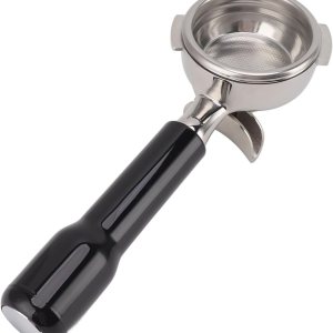 Portafiltro de acero inoxidable de 2.283 in con 2 orejas, soporte de filtro desmontable, pieza de repuesto perfecta para cafetera, mejora el Portafiltro de acero inoxidable de 2.283 in con 2 orejas, soporte de filtro desmontable, pieza de repuesto perfecta para cafetera, mejora el