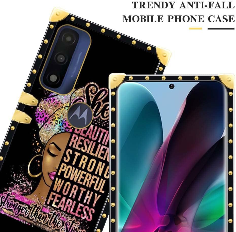 DAIZAG Funda para Cricket Dream 5G, diseño retro de lujo, elegante, decoración dorada, suave, antiarañazos, para niña y mujer, funda protectora