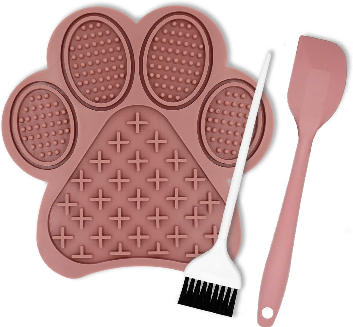 Tapete para lamer perros y gatos, tapete de comida para perros con ventosas, tapete de alimentación lenta y diseño antideslizante, reductor de
