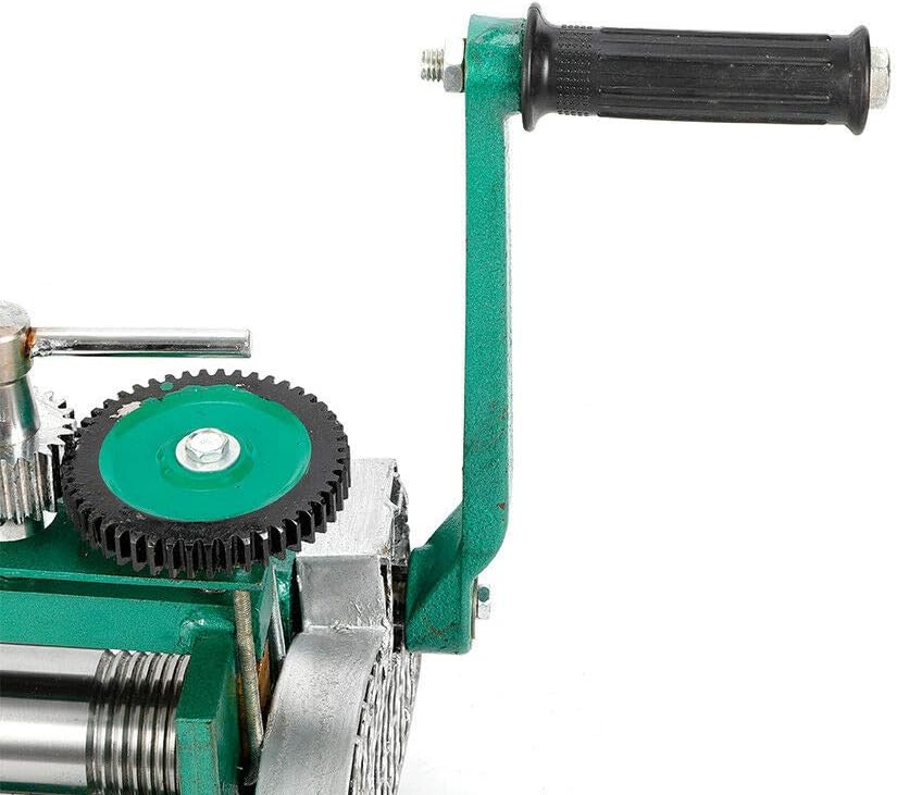 Máquina de laminador de joyería, máquina de laminador de combinación manual de rodillos de 4.7 pulgadas4.724 in, máquina de aplanar, 35503.346 in,