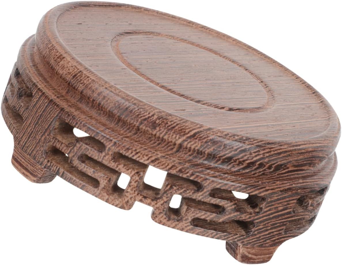 DECHOUS Soporte para plantas en maceta, soporte para plantas, soporte para plantas, soporte para interiores, soporte de florero, soporte de madera
