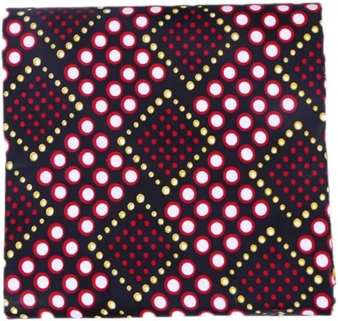 Tela africana 100% algodón Ankara cera impresión tela 6 yardas de tela para vestido de fiesta