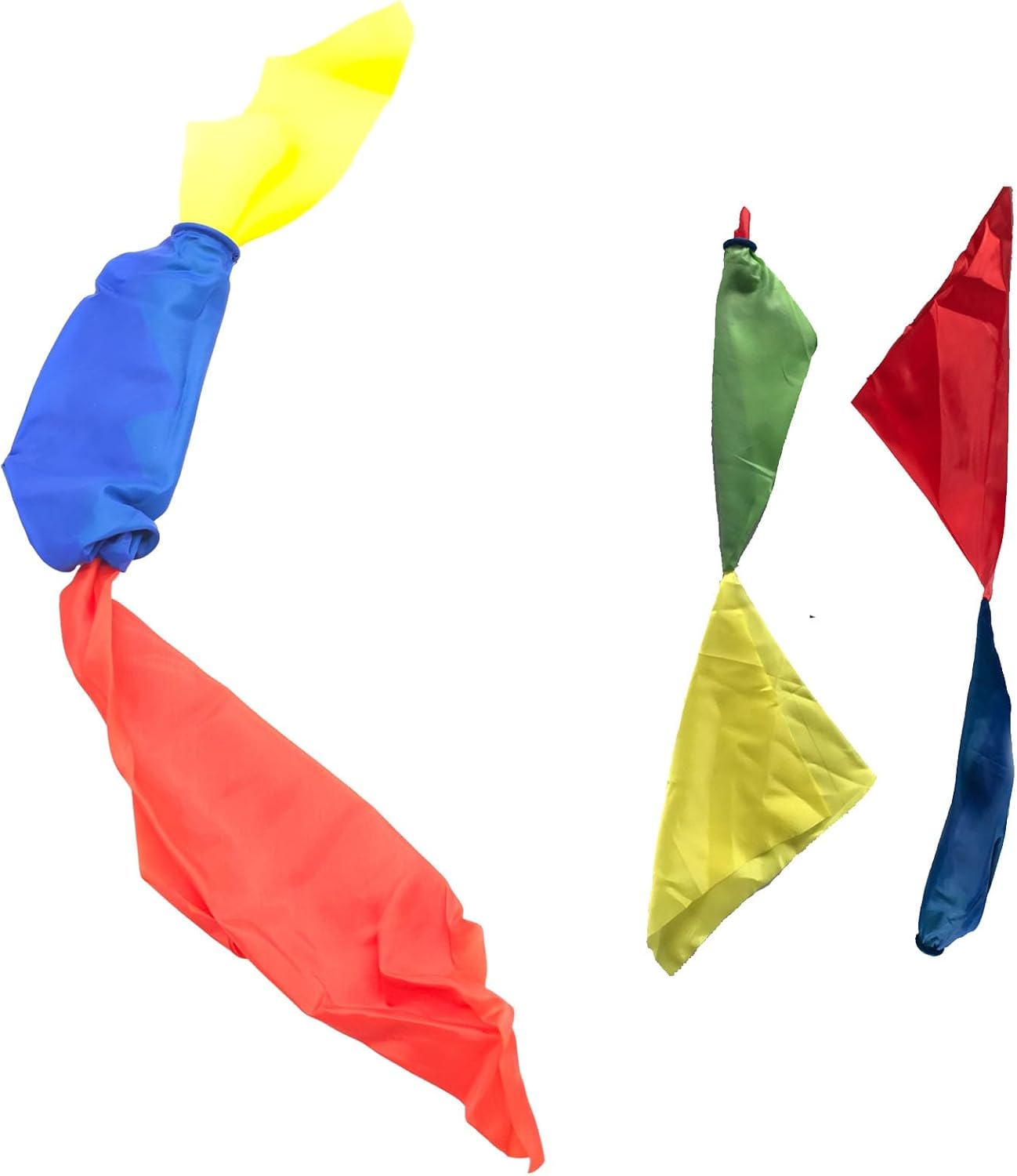 9 bufandas mágicas que cambian de color de seda para calles de truco, 7.88 x 7.88 pulgadas