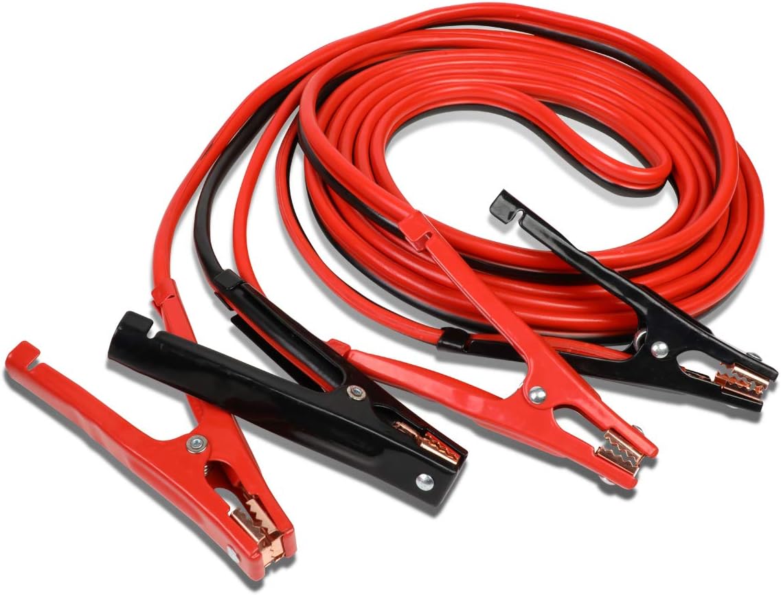Heavy Duty 25Ft 4Gauge Booster Cable Power Jumper 500AMP batería de emergencia arranque cochemotocicleta