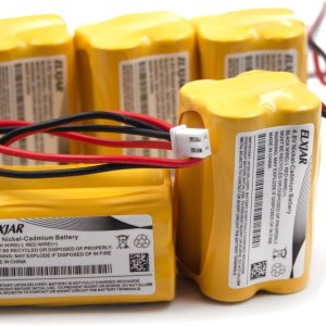 YUTSUJO Paquete de 5 baterías de Ni-CD de 4.8 V 700 mAh BL93NC487 para Emergi-Lite BAA-48R BAA48R, Interstate NIC0186, Dantona Custom-43 Custom43, YUTSUJO Paquete de 5 baterías de Ni-CD de 4.8 V 700 mAh BL93NC487 para Emergi-Lite BAA-48R BAA48R, Interstate NIC0186, Dantona Custom-43 Custom43,