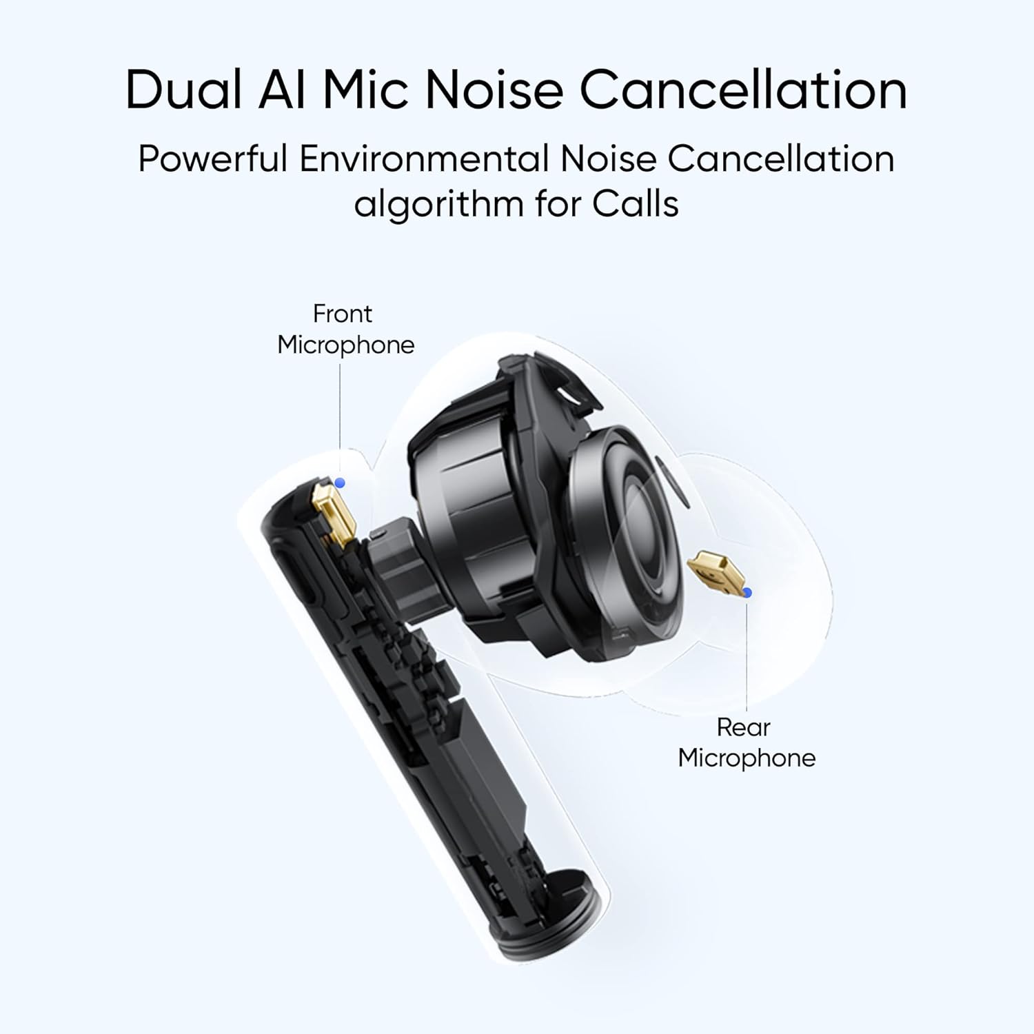 realme Buds Air 3 – Auriculares inalámbricos, cancelación activa de ruido, controlador dinámico de graves de 0.394 pulgadas, hasta 30 horas de